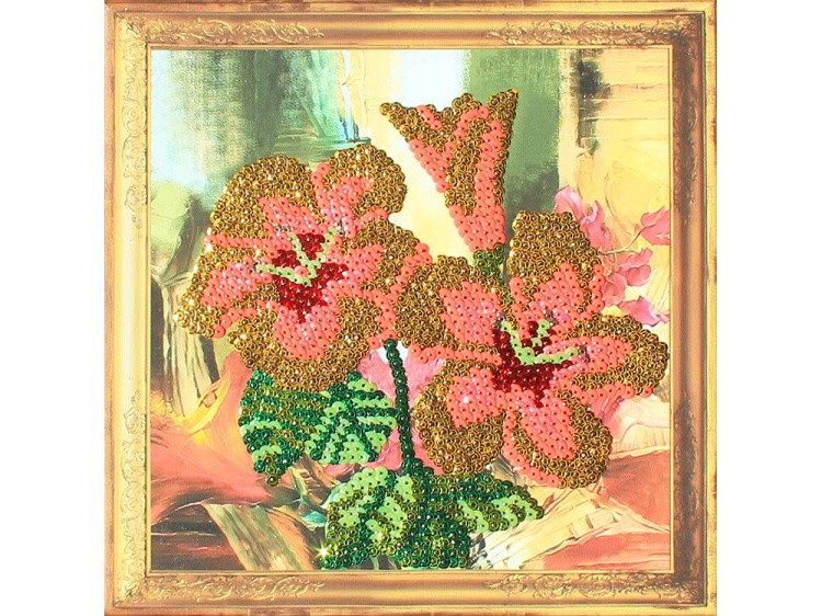 Мозаика из пайеток «Лилии» — картинка 2