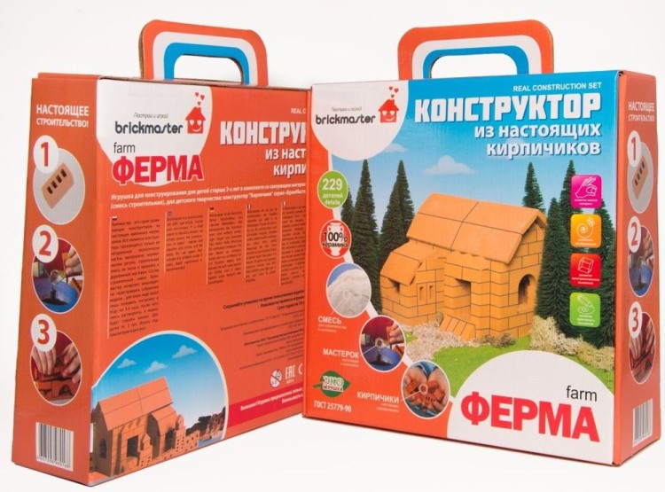 Конструктор из кирпичиков Brickmaster: «Ферма» (229 дет) — картинка 3