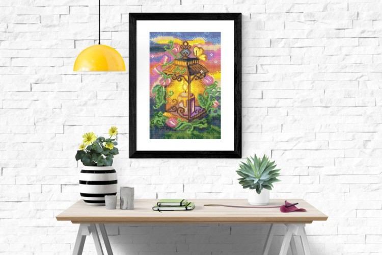 Алмазная вышивка «Сказочный фонарь» — картинка 3