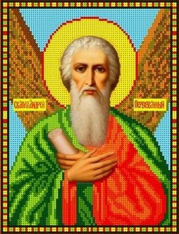 Рисунок на ткани «Святой Андрей»