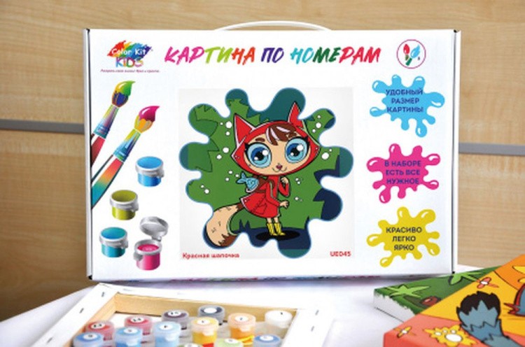 Картина по номерам «Красная шапочка» — картинка 2