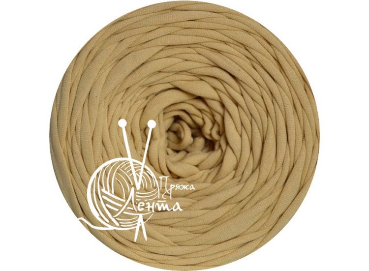 Пряжа Лента (бежевый) 330-380 г — картинка 2