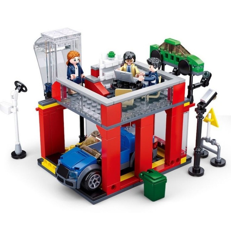 Конструктор «Город. Автосервис», 302 детали — картинка 2