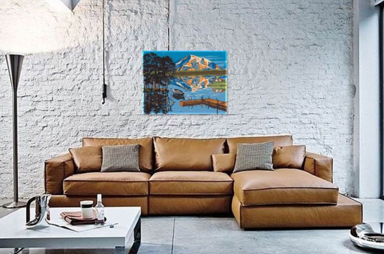 Картина по номерам «Озеро» — картинка 2