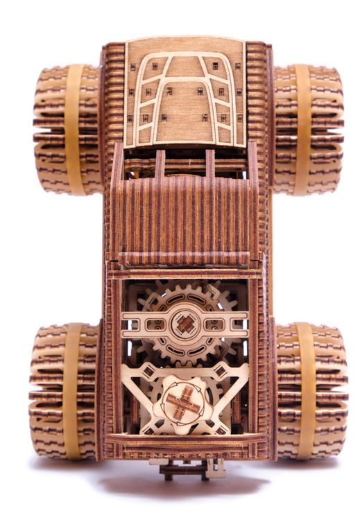 Механическая сборная модель «Монстр-Трак», Wood Trick — картинка 5