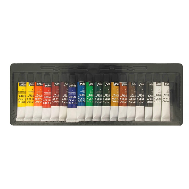 Набор акриловых красок Pebeo  Studio Acrylics 18 цветов, 12 мл — картинка 4