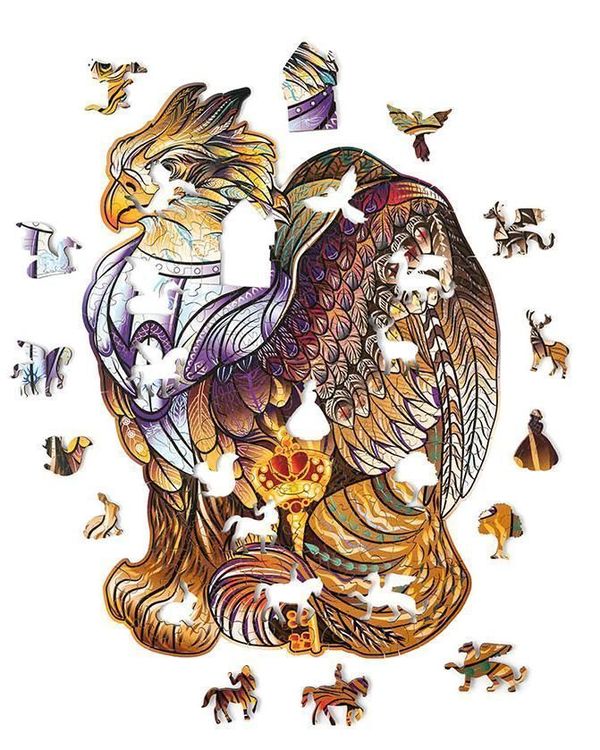 Деревянный пазл Wood Trick «Громовой Грифон» — картинка 4