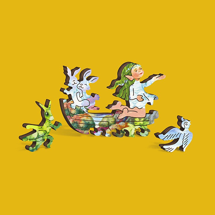 Деревянные пазлы DAVICI «Мелодия весны» — картинка 4