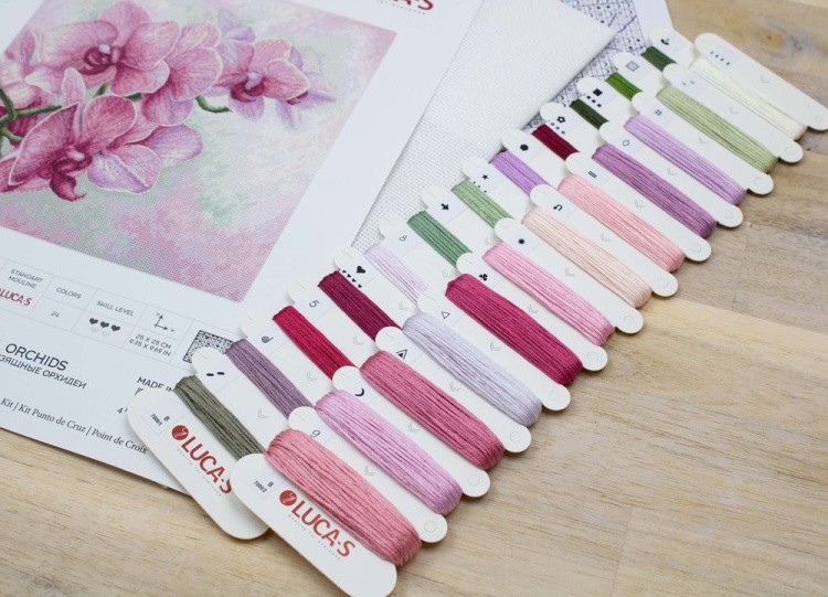 Набор для вышивания «Изящные орхидеи» — картинка 7