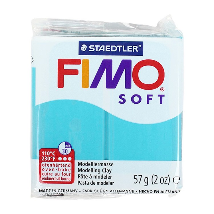 Полимерная глина FIMO Soft, цвет: мятный, 57 г