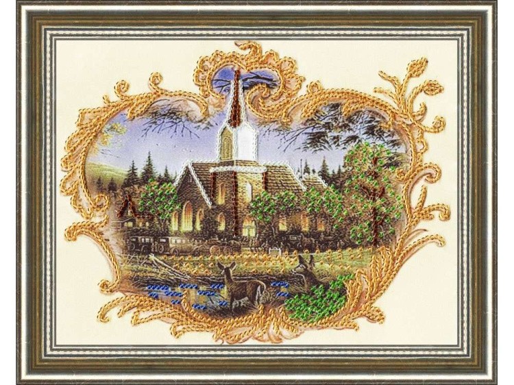 Набор вышивки бисером «Английский замок» — картинка 2