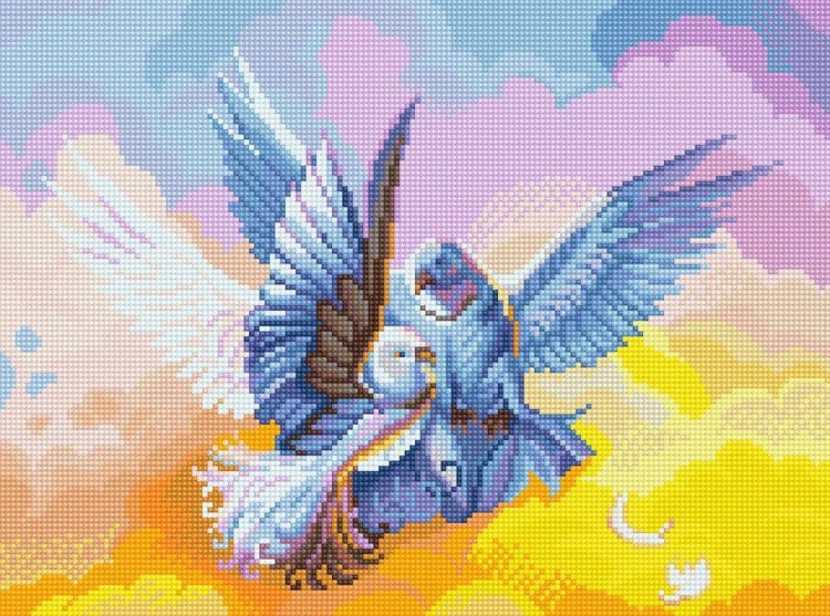 Алмазная вышивка «Голуби» — картинка 2