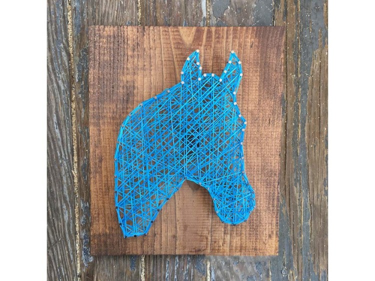 Набор для творчества STRING ART «Голова лошади 2» — картинка 2