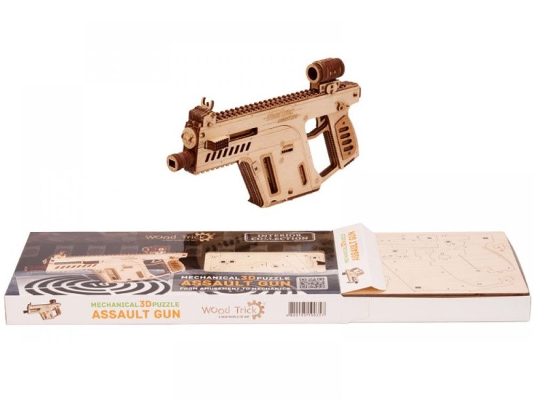 Конструктор из дерева «Штурмовая винтовка», Wood Trick — картинка 5
