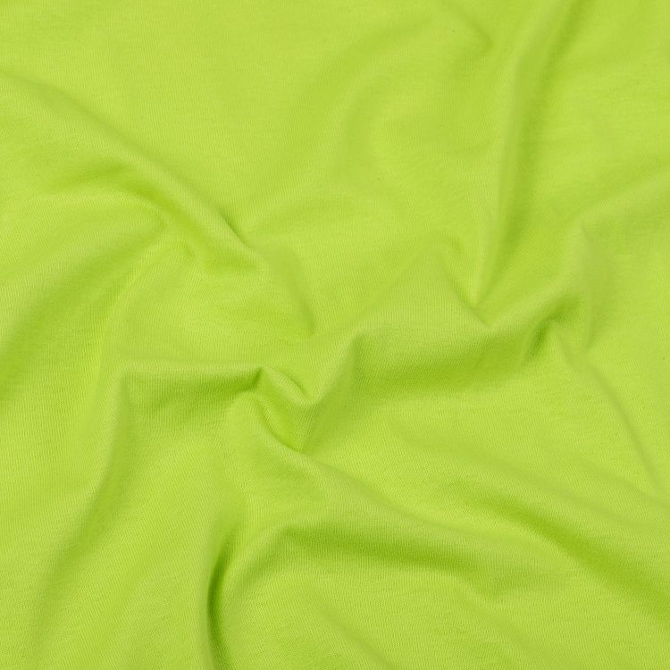 Ткань трикотаж Кулирка хлопок, 6 м, ширина 100+100 см, 145 г/м2, цвет: салатовый, TBY — картинка 2