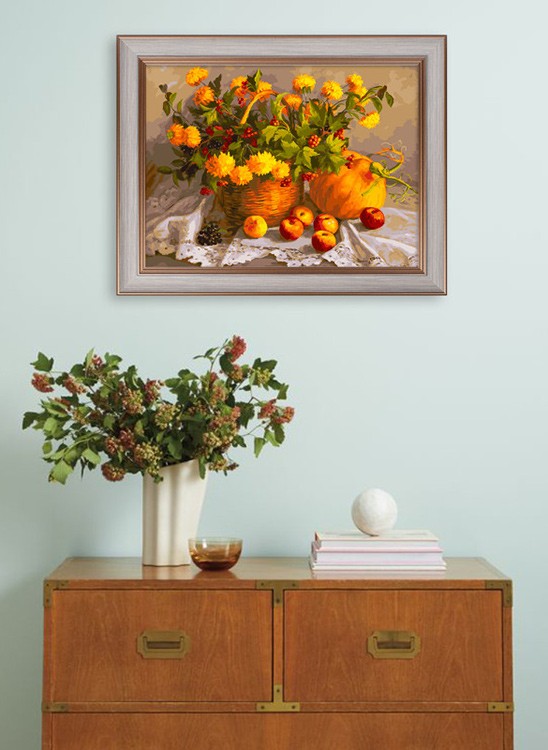 Картина по номерам «Золотой август» — картинка 8