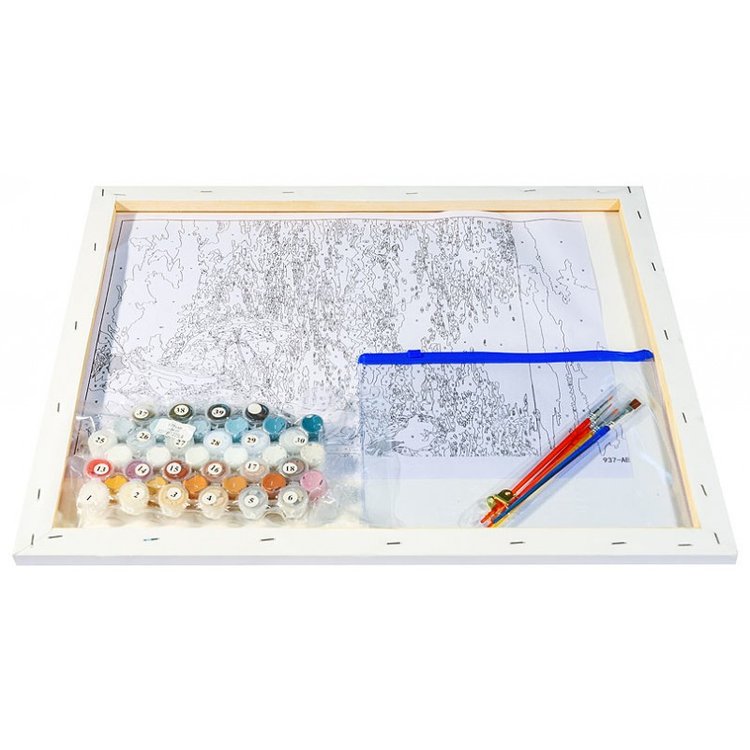 Картина по номерам «У самого синего моря» — картинка 3