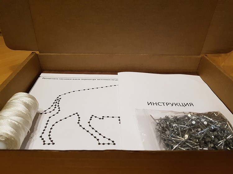 Набор для творчества STRING ART «Буйвол» — картинка 3