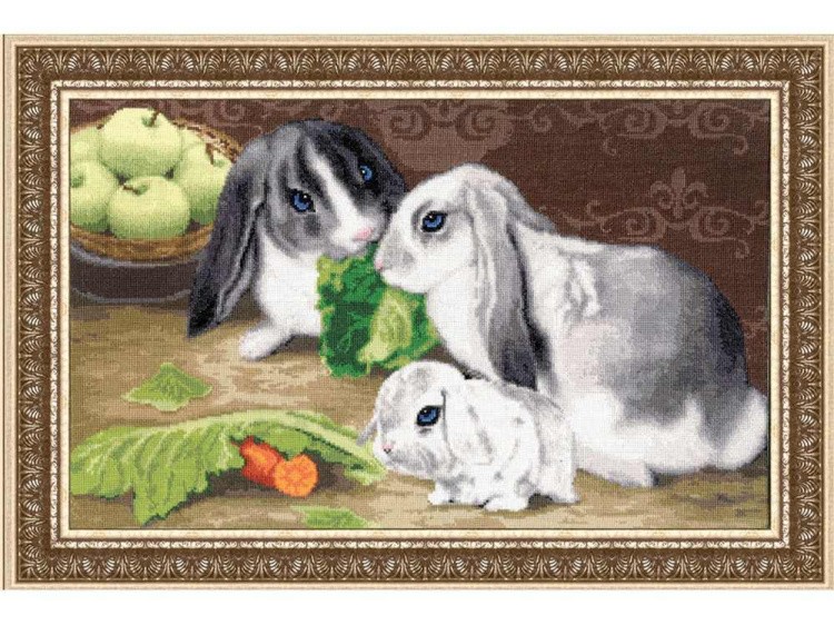 Набор для вышивания «Кролики» — картинка 2