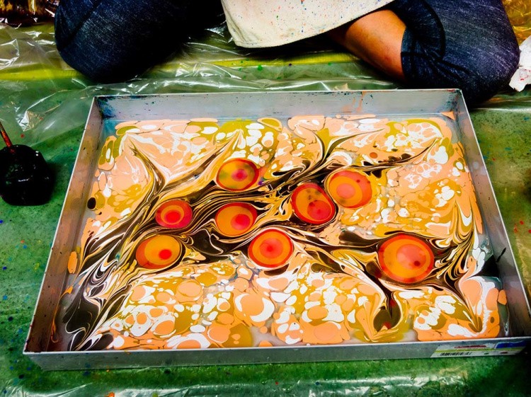 Набор для эбру «Старт», 5 цветов, Mimi — картинка 7