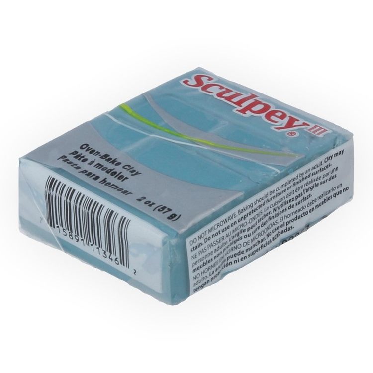 Полимерная глина Sculpey III, цвет: 370 морская волна, 42 г — картинка 2