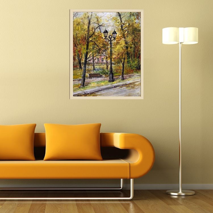 Картина по номерам «Дорофеев С.В., На Тверском бульваре» — картинка 5