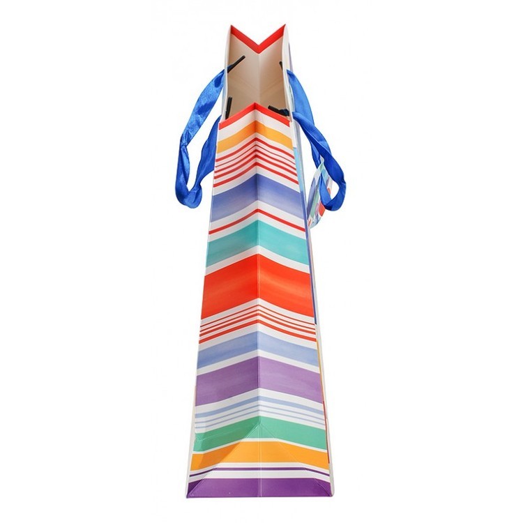 Подарочный пакет «Воздушные шары голубые» — картинка 3