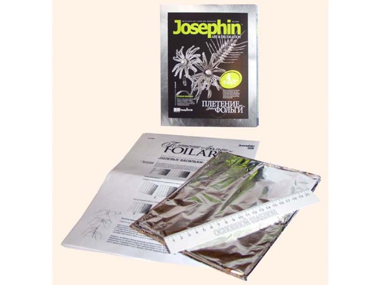 Плетение из фольги «Полевые васильки» — картинка 2