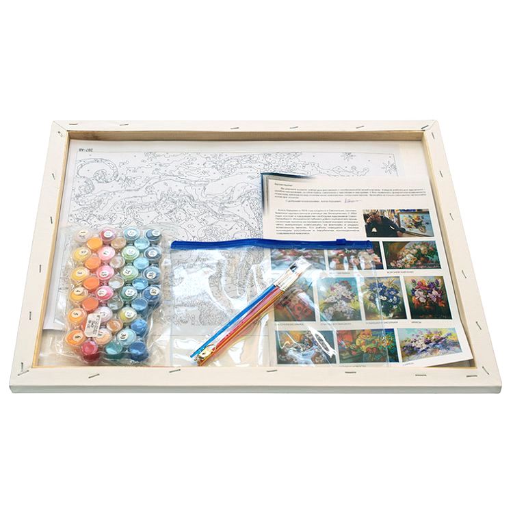 Картина по номерам «Фигуристы» — картинка 3