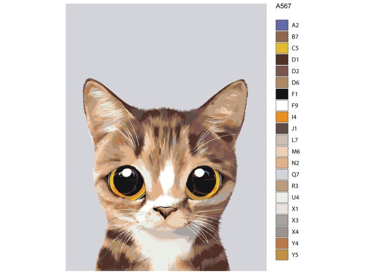 Картина по номерам «Сладкоежка» — картинка 2