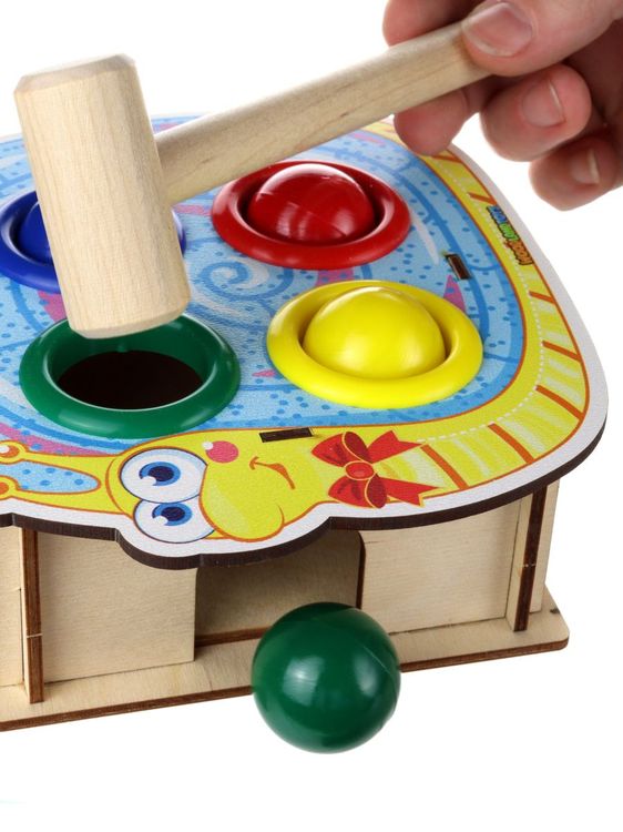 Стучалка цветная «Улитка», 4 отверстия — картинка 4