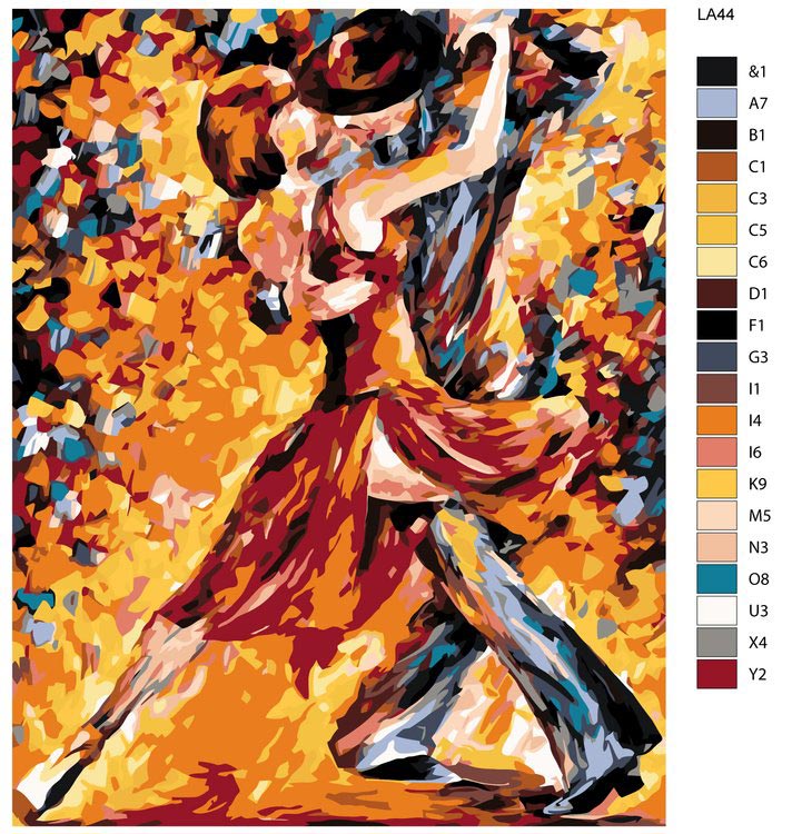 Картина по номерам «Милонга» — картинка 2