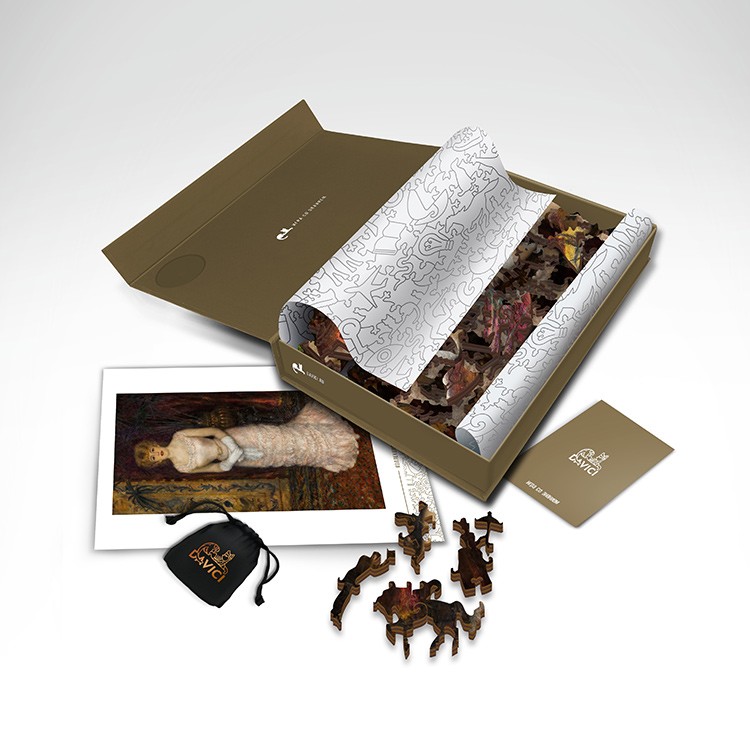 Деревянные пазлы DAVICI «Портрет актрисы Жанны Самари» Пьера Огюста Ренуара — картинка 9