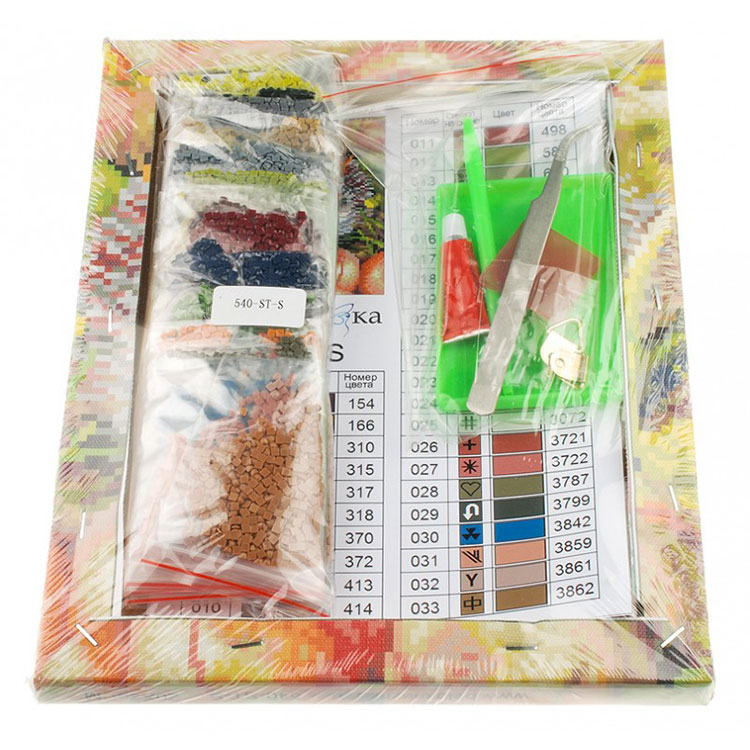 Алмазная вышивка «Яблочный ежик» — картинка 3