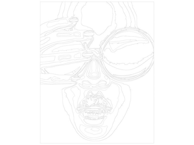 Картина по номерам «Чёрные очки» — картинка 3