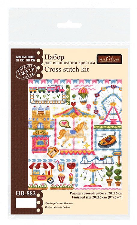 Набор для вышивания «Семплер. Парк аттракционов» — картинка 6