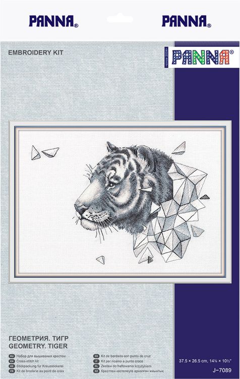 Набор для вышивания «Геометрия. Тигр» — картинка 2