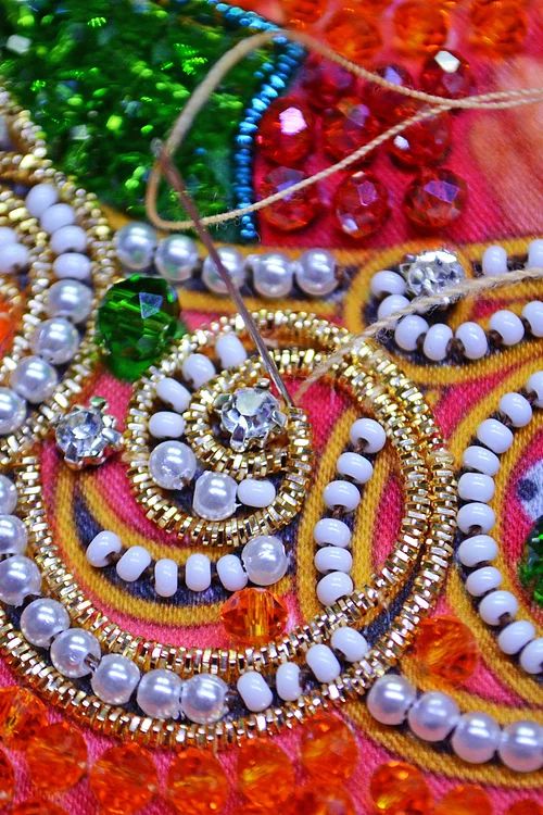 Набор вышивки хрустальными камнями «Богородица Владимирская» — картинка 6