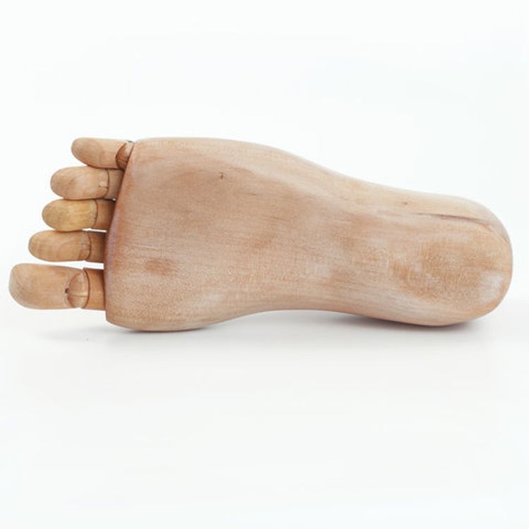 Манекен художественный «Стопа», длина 25 см., мужская левая, дерево, BRAUBERG ART CLASSIC — картинка 4