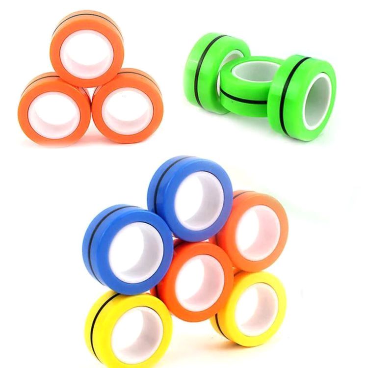 Магнитные кольца, цвет: красный, синий, зеленый — картинка 4