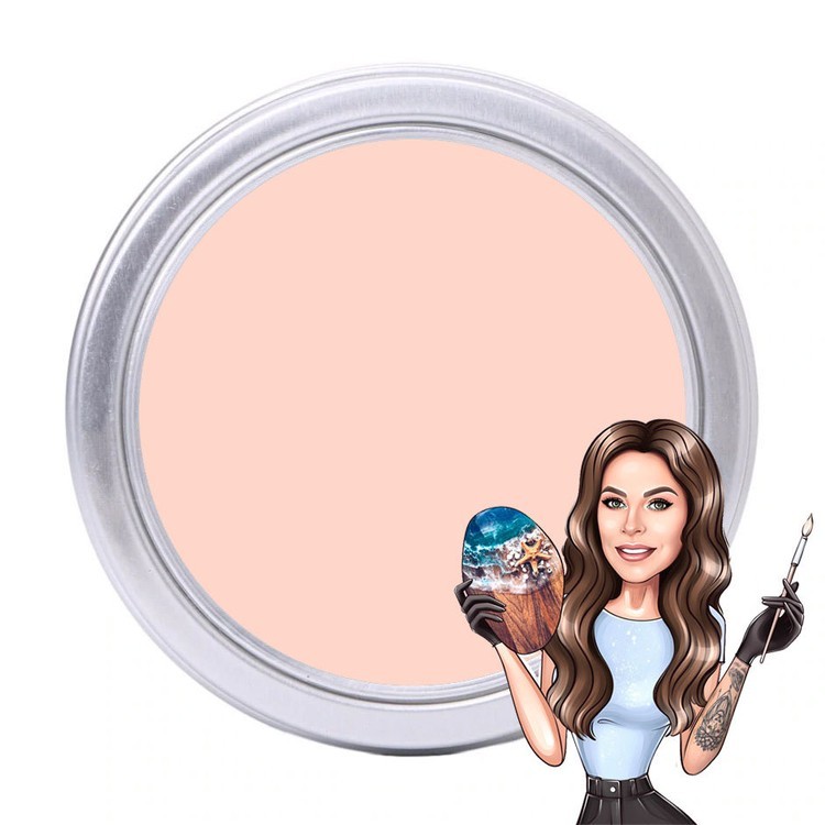 Персиковый зефир колер/краситель для эпоксидной смолы от Ancella Epoxy, 25мл — картинка 2