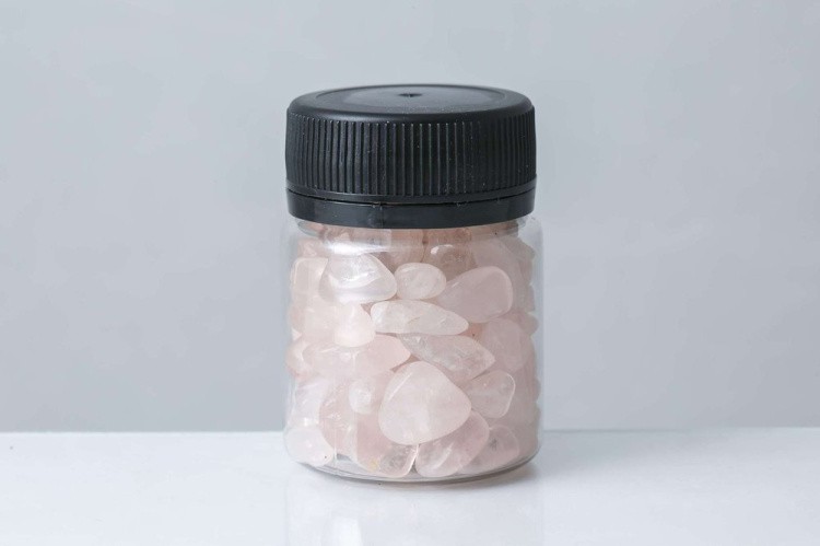 Натуральный камень Розовый кварц крупный № 3 (фракция 5-20 мм) 90 г, Art Blong — картинка 2