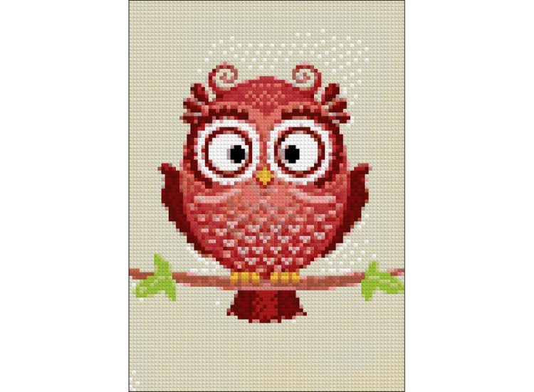 Алмазная вышивка «Совенок Фил» — картинка 2