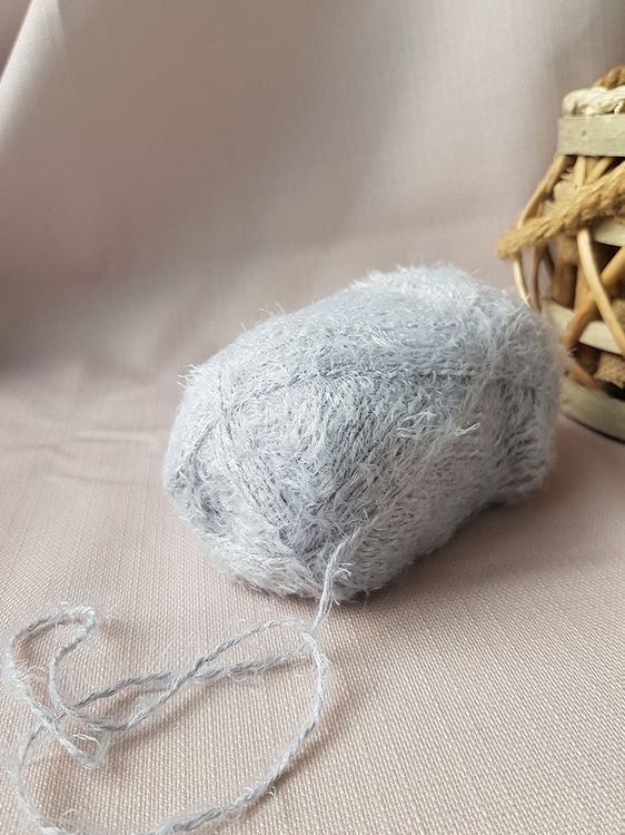 Пряжа Камтекс Хлопок травка (008), серебристый, 5 шт. по 100 г — картинка 3