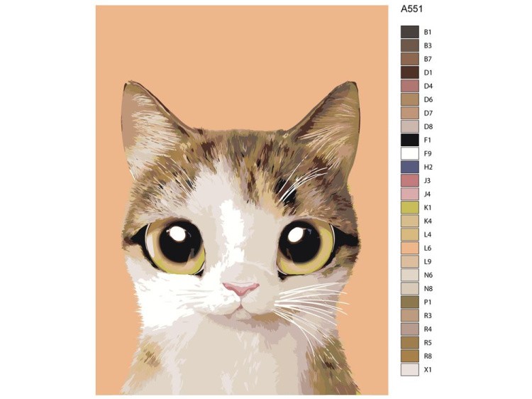 Картина по номерам «Мурзик» — картинка 2