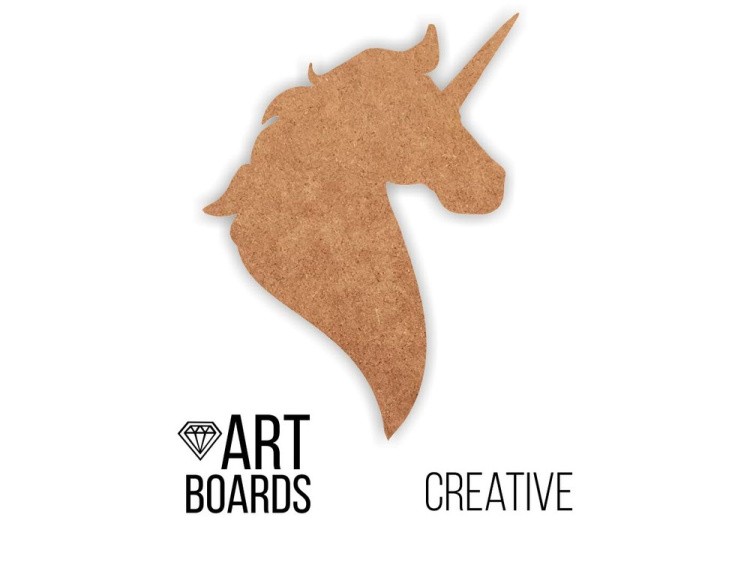 Заготовка ART Board Creative Unicorn, 40х30 см, Craftsmen.store