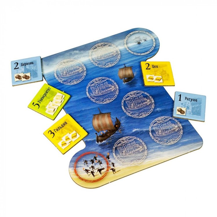 Настольная игра: Колонизаторы. Города и рыцари (4-е рус. изд.) — картинка 3