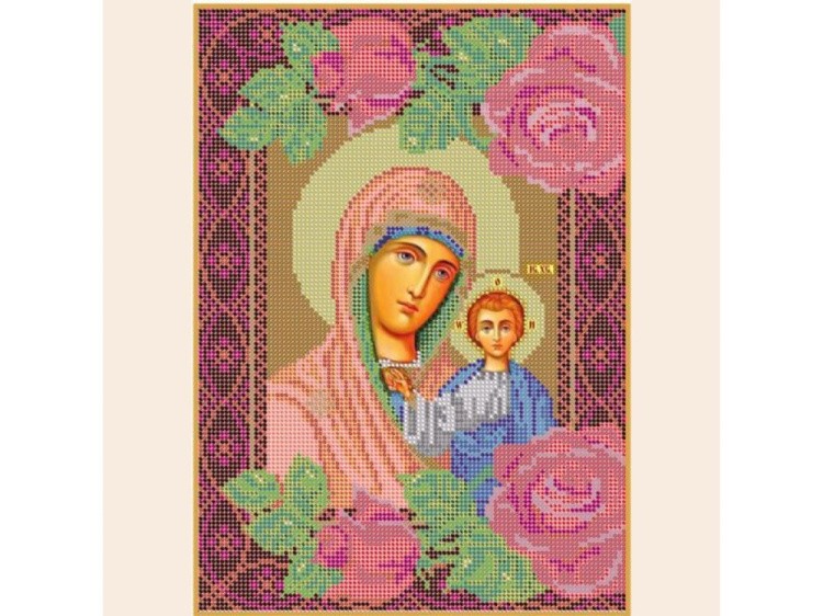 Набор для вышивки бисером «Венчальная пара. Богородица Казанская»