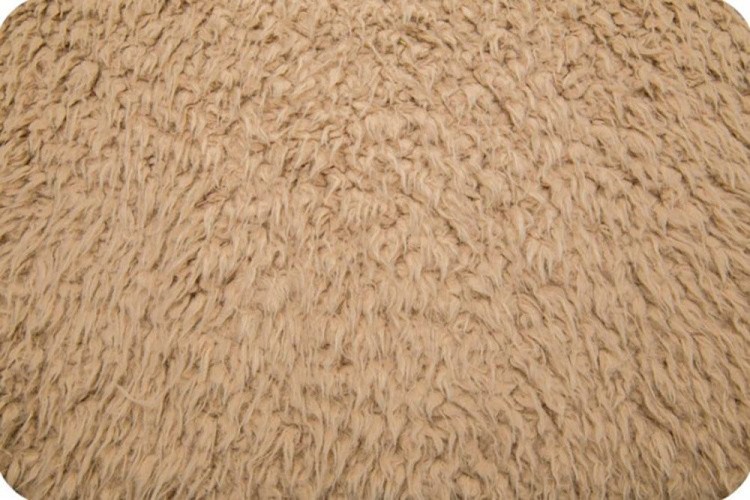 Плюш LLAMA CUDDLE, 1 м x 150 см. 600 г/м2, 100% полиэстер, цвет: SAND, Shannon Fabrics