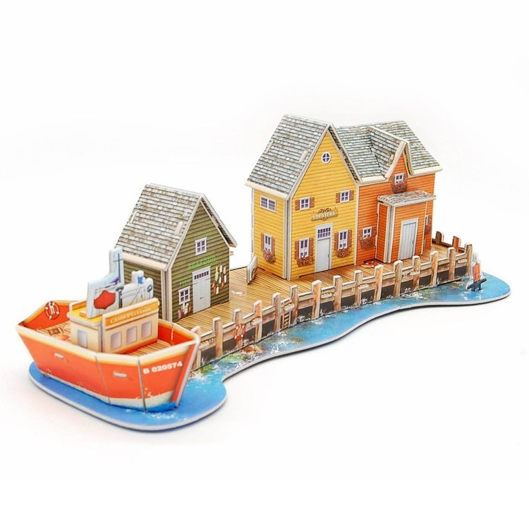 3D пазл Рыбацкий причал — картинка 2